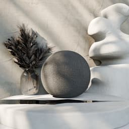 Подушка декоративная «Этель. Шар», d=30 см, тёмно-серая