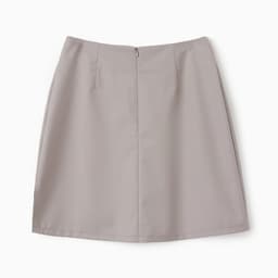 Юбка мини женская MINAKU: Casual Collection, бежевая, размер 50