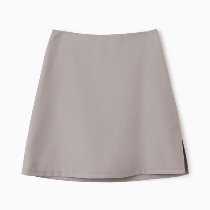 Юбка мини женская MINAKU: Casual Collection, бежевая, размер 50