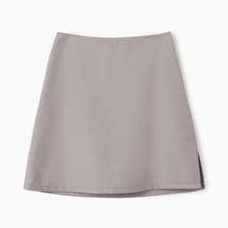 Юбка мини женская MINAKU: Casual Collection, бежевая, размер 50