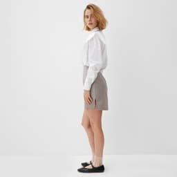 Юбка мини женская MINAKU: Casual Collection, бежевая, размер 50