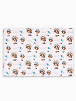 Бумага упаковочная «С днём рождения», глянец, 70×100 см, 1 лист