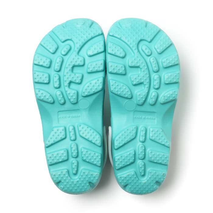 Сабо женские «Ола», размер 38, мятные, белые