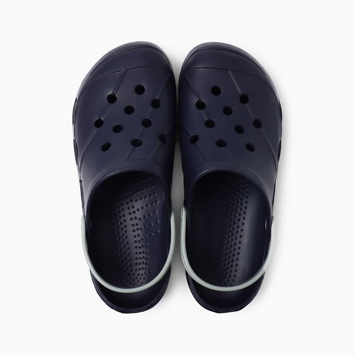 Сабо мужские «Ола», размер 45, фиолетово-синий, дымчато-серый