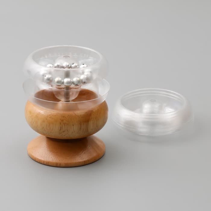 Спиннер для бисероплетения 9 см в наборе 5 сменных чаш, 2 иглы для бисера, 9.3×9.3×12.5 см