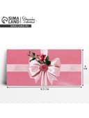 Конверт для денег «Бант розовый», 16.5×8 см