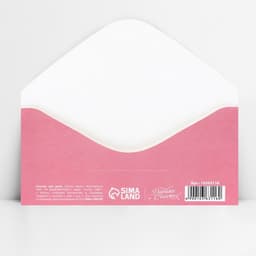 Конверт для денег «Бант розовый», 16.5×8 см