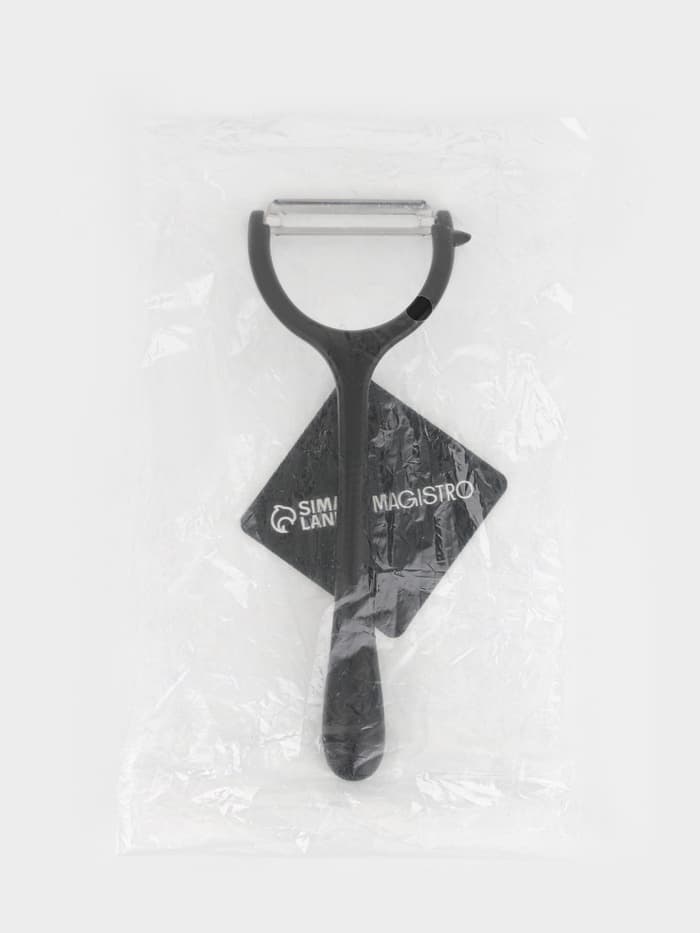 Овощечистка Magistro Vantablack, 17×6.6 см, горизонтальная, чёрная