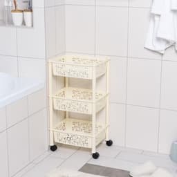 Этажерка напольная Prima, 3-х секционная, на колёсиках, МИКС