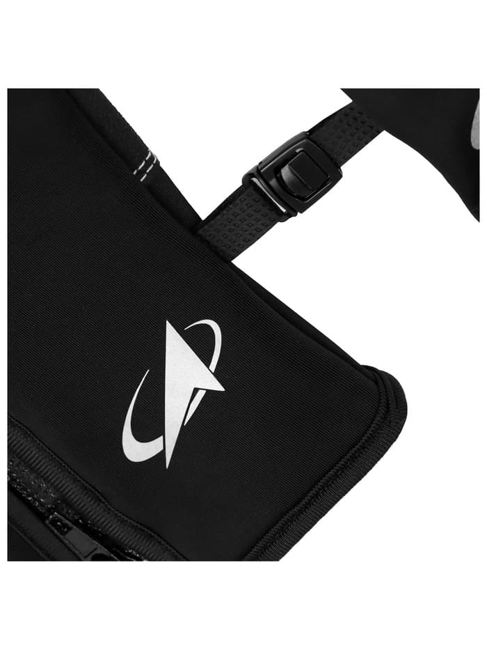 Перчатки РОСКОСМОС х ONLYTOP, р. S-M, чёрные