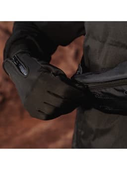 Перчатки РОСКОСМОС х ONLYTOP, р. S-M, чёрные