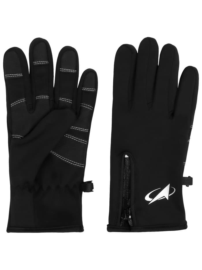 Перчатки РОСКОСМОС х ONLYTOP, р. S-M, чёрные