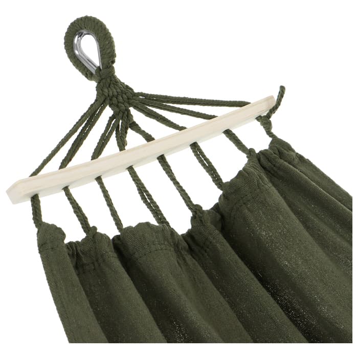 Гамак maclay, c каркасом, 200×80 см, зелёный