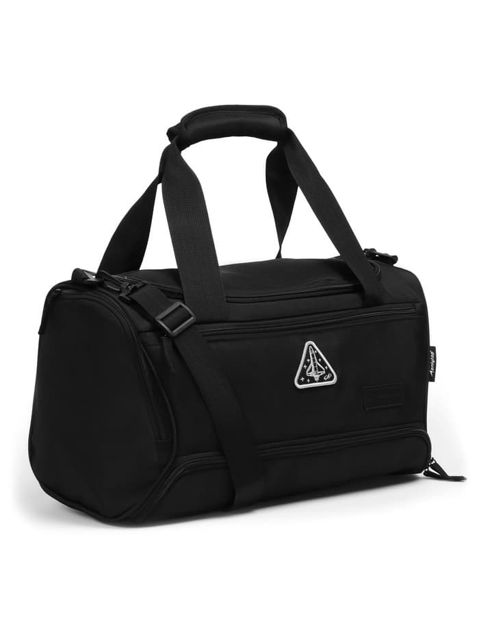 Сумка спортивная РОСКОСМОС х ONLYTOP, чёрная