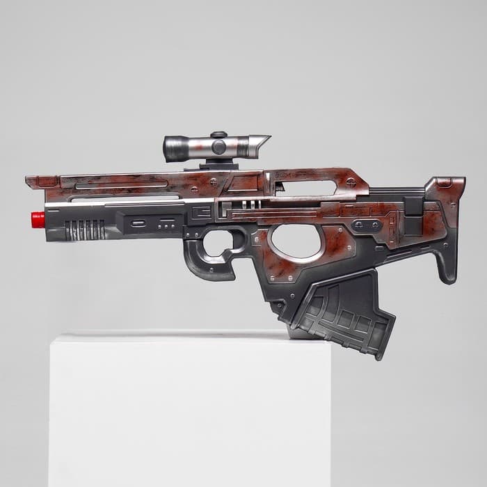 Макет оружия «Сувенирный бластер с оптикой», 64×33 см, пенополистирол