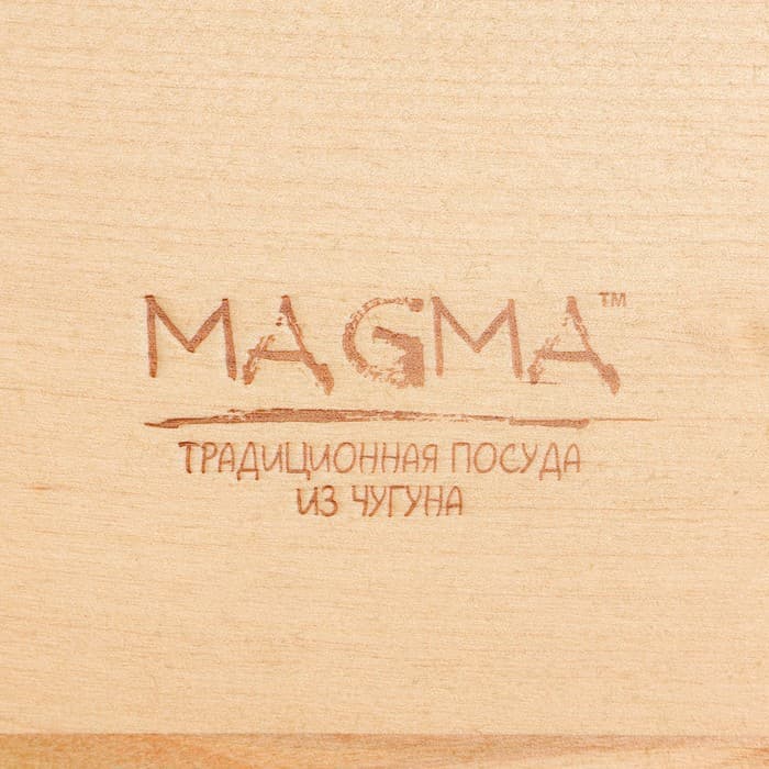 Кастрюля Magma «Хотан», 750 мл, 18.6×14×7 см, индукция, чугун, чёрная