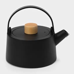 Чайник Magma «Сайгон», 1.1 л, чугун, с ситом, с эмалированным покрытием внутри, индукция, чугун, чёрный