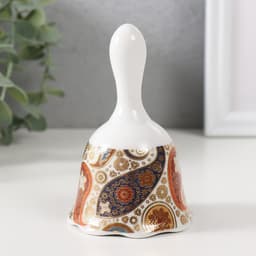 Колокольчик керамика «Узор пейсли», 6.5×6.5×10.5 см
