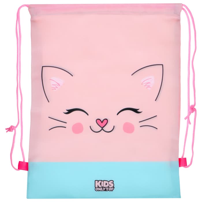 Набор для плавания детский ONLYTOP «Кошечка»: шапочка, очки, мешок