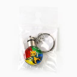 Брелок для ключей с фонариком «Кот», 4×2 см