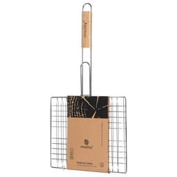 Решётка - гриль универсальная maclay, 24×27 см, хромированная сталь, для мангала