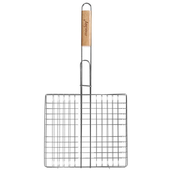 Решётка - гриль универсальная maclay, 24×27 см, хромированная сталь, для мангала