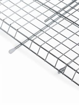 Решётка - гриль универсальная maclay, 26x45 см, хромированная сталь, для мангала