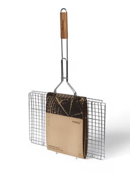 Решётка - гриль универсальная maclay, 26x45 см, хромированная сталь, для мангала