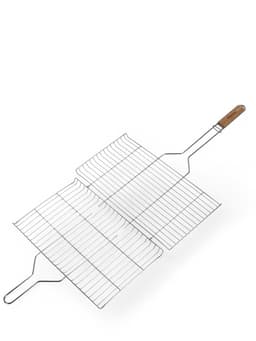 Решётка - гриль универсальная maclay, 26x45 см, хромированная сталь, для мангала