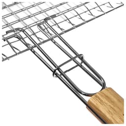 Решётка - гриль универсальная maclay, 21×34 см, хромированная сталь, для мангала