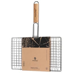 Решётка - гриль универсальная maclay, 21×34 см, хромированная сталь, для мангала