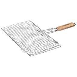 Решётка - гриль универсальная maclay, 21×34 см, хромированная сталь, для мангала