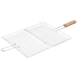 Решётка - гриль универсальная maclay, 21×34 см, хромированная сталь, для мангала