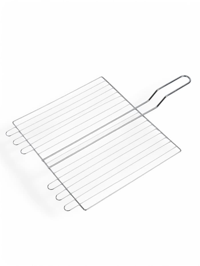 Решётка - гриль универсальная maclay, 33x36 см, хромированная сталь, для мангала