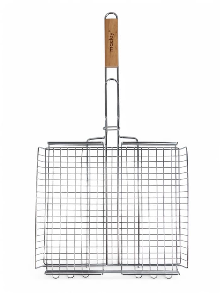 Решётка - гриль универсальная maclay, 33x36 см, хромированная сталь, для мангала