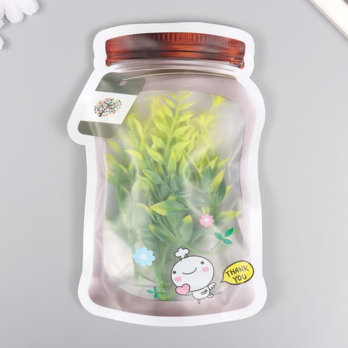 Искусственное растение для творчества «Иглица с цветками», набор 6 шт., жёлтый, 12.5 см