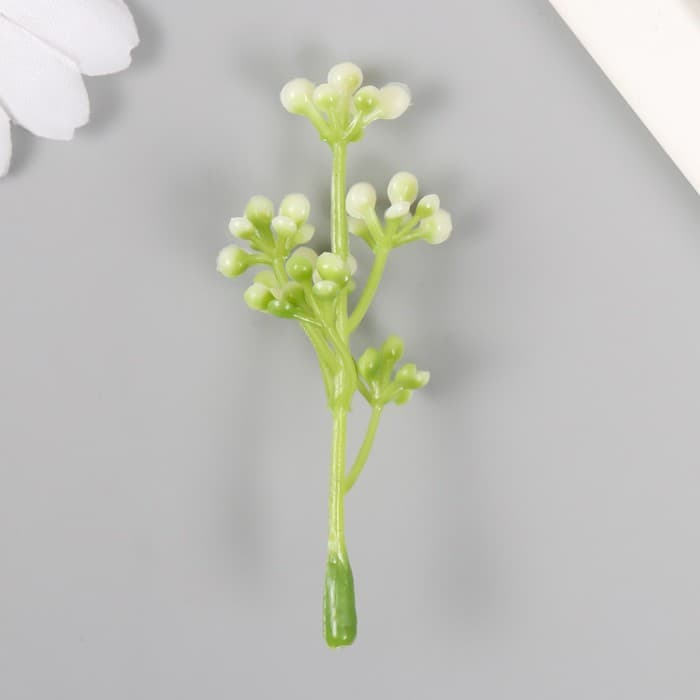 Искусственное растение для творчества «Бруния», набор 12 шт., 7 см