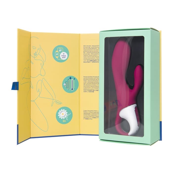 Вибратор Satisfyer Heated Affair с клиторальным стимулятором, цвет красный