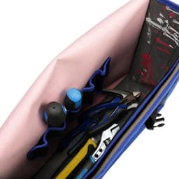 Сумка для инструментов ТУНДРА, 5 петель, два отделения, ремень, 400×320×130 мм