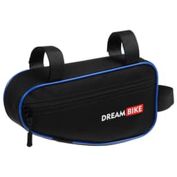 Велосумка Dream Bike под раму, 26×13.5×5, цвет чёрный/синий