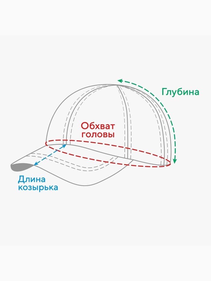 Бейсболка мужская с надписями MINAKU, размер 56-58, 100% хлопок, чёрная