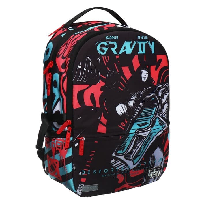 Рюкзак молодежный 39×30×17, эргономичная спинка, deVENTE Label 19L, + usb Gravity