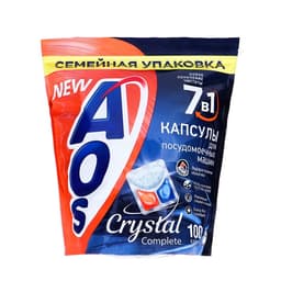 Капсулы для посудомоечных машин AOS Crystal Complete, 100 шт.