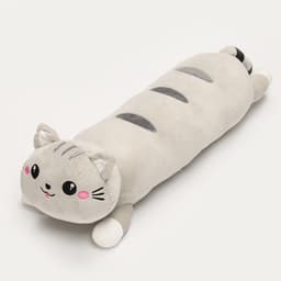 Мягкая игрушка «Кот-батон», 75 см, цвет серый