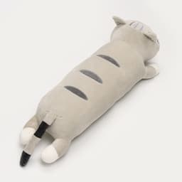 Мягкая игрушка «Кот-батон», 75 см, цвет серый