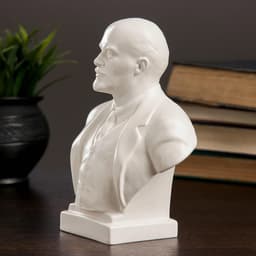 Бюст декоративный «Ленин», гипсовый, 8×14×17 см, белый