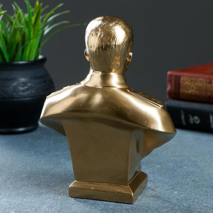 Бюст «Сталин», фигурка гипс, большой, 6×15×5 см