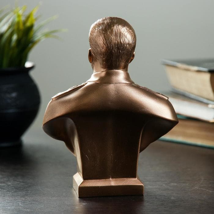 Бюст «Сталин», фигурка гипс, большой, 6×15×5 см