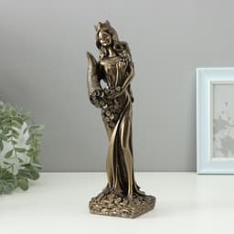 Фигура гипс «Фортуна», под бронзу, 30 см