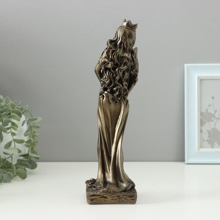 Фигура гипс «Фортуна», под бронзу, 30 см